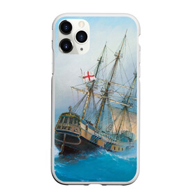 Чехол для iPhone 11 Pro Max матовый с принтом The Sea Devil в Екатеринбурге, Силикон |  | ocean | sea | ship | summer | волны | океан | парусник