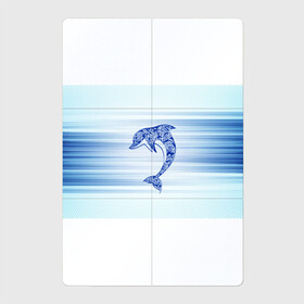 Магнитный плакат 2Х3 с принтом Дельфин в Екатеринбурге, Полимерный материал с магнитным слоем | 6 деталей размером 9*9 см | cute | dolphin | два дельфина | дельфин | дельфин в море | дельфинами | милый | мир | подводный