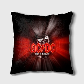 Подушка 3D с принтом AC/DC: Angus Young в Екатеринбурге, наволочка – 100% полиэстер, наполнитель – холлофайбер (легкий наполнитель, не вызывает аллергию). | состоит из подушки и наволочки. Наволочка на молнии, легко снимается для стирки | ac | ac dc | ac|dc | angus young | dc. logo | hard | rock | ангус янг | логотип