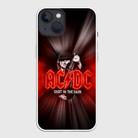 Чехол для iPhone 13 с принтом AC DC: Angus Young в Екатеринбурге,  |  | ac | ac dc | ac|dc | angus young | dc. logo | hard | rock | ангус янг | логотип