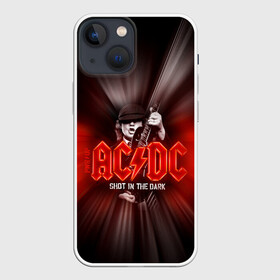 Чехол для iPhone 13 mini с принтом AC DC: Angus Young в Екатеринбурге,  |  | ac | ac dc | ac|dc | angus young | dc. logo | hard | rock | ангус янг | логотип