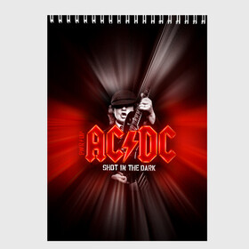 Скетчбук с принтом AC/DC: Angus Young в Екатеринбурге, 100% бумага
 | 48 листов, плотность листов — 100 г/м2, плотность картонной обложки — 250 г/м2. Листы скреплены сверху удобной пружинной спиралью | Тематика изображения на принте: ac | ac dc | ac|dc | angus young | dc. logo | hard | rock | ангус янг | логотип