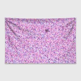 Флаг-баннер с принтом Абстракция в Екатеринбурге, 100% полиэстер | размер 67 х 109 см, плотность ткани — 95 г/м2; по краям флага есть четыре люверса для крепления | абстракция | весна | геометрия | род | славяне