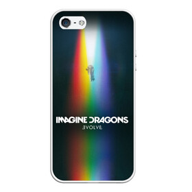 Чехол для iPhone 5/5S матовый с принтом Imagine Dragons Evolve в Екатеринбурге, Силикон | Область печати: задняя сторона чехла, без боковых панелей | believer | dan reynolds | dragons | evolve | imagine | indie | pop | rock | имежин дрэгонс | инди | поп | рок
