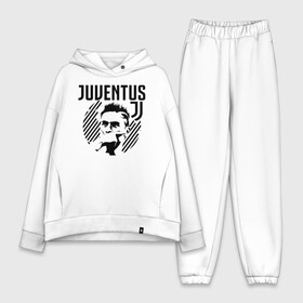 Женский костюм хлопок Oversize с принтом Juventus Paulo Dybala в Екатеринбурге,  |  | 10 | ac milan | champions | fifa | juve | juventus | juvi | paulo dybala | soccer | uefa | дубала | лига чемпионов | номер | пауло дибала | сборная аргентины | спорт | уефа | фифа | фк | футбол | футболист | футбольный клуб | 