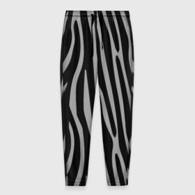 Мужские брюки 3D с принтом Zebra Camouflage в Екатеринбурге, 100% полиэстер | манжеты по низу, эластичный пояс регулируется шнурком, по бокам два кармана без застежек, внутренняя часть кармана из мелкой сетки | Тематика изображения на принте: animal | blackandwhite | camouflage | stripes | zebra