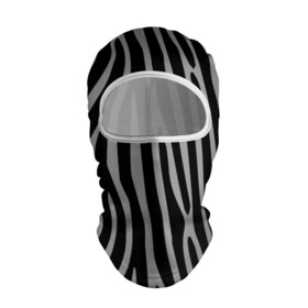 Балаклава 3D с принтом Zebra Camouflage в Екатеринбурге, 100% полиэстер, ткань с особыми свойствами — Activecool | плотность 150–180 г/м2; хорошо тянется, но при этом сохраняет форму. Закрывает шею, вокруг отверстия для глаз кайма. Единый размер | Тематика изображения на принте: animal | blackandwhite | camouflage | stripes | zebra