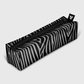 Пенал школьный 3D с принтом Zebra Camouflage в Екатеринбурге, 100% полиэстер | плотная ткань, застежка на молнии | animal | blackandwhite | camouflage | stripes | zebra