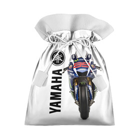 Подарочный 3D мешок с принтом YAMAHA [002] в Екатеринбурге, 100% полиэстер | Размер: 29*39 см | moto | yamaha | мотоцикл | ямана | ямаха