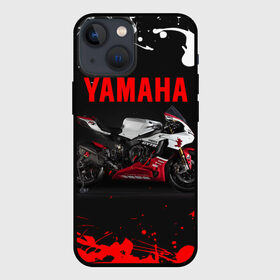 Чехол для iPhone 13 mini с принтом YAMAHA [004] в Екатеринбурге,  |  | Тематика изображения на принте: moto | yamaha | мотоцикл | ямана | ямаха