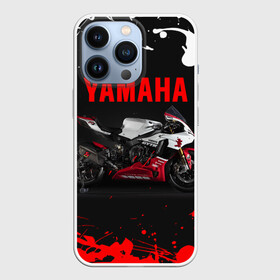 Чехол для iPhone 13 Pro с принтом YAMAHA [004] в Екатеринбурге,  |  | moto | yamaha | мотоцикл | ямана | ямаха