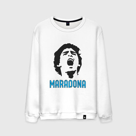 Мужской свитшот хлопок с принтом Maradona Scream в Екатеринбурге, 100% хлопок |  | argentina | maradona | messi | sport | аргентина | гол | диего | марадона | месси | мяч | рука бога | спорт | футбол | чемпион
