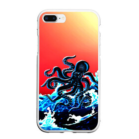 Чехол для iPhone 7Plus/8 Plus матовый с принтом Кракен в Море | Градиент в Екатеринбурге, Силикон | Область печати: задняя сторона чехла, без боковых панелей | animal | beast | fade | kraken | monster | moon | ocean | octopus | sea | water | waves | вода | волны | градиент | животные | звери | кракен | луна | монстр | море | океан | осьминог | рыбы | щупальца