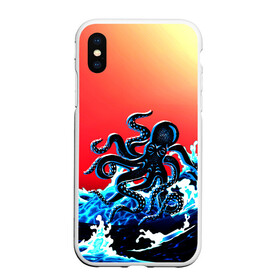 Чехол для iPhone XS Max матовый с принтом Кракен в Море | Градиент в Екатеринбурге, Силикон | Область печати: задняя сторона чехла, без боковых панелей | animal | beast | fade | kraken | monster | moon | ocean | octopus | sea | water | waves | вода | волны | градиент | животные | звери | кракен | луна | монстр | море | океан | осьминог | рыбы | щупальца