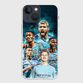 Чехол для iPhone 13 mini с принтом Манчестер Сити Серхио Агуэро в Екатеринбурге,  |  | sergio aguero | аргентина | манчестер | манчестер сити | фк | футбол | футбольный клуб