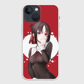 Чехол для iPhone 13 mini с принтом Kaguya Love в Екатеринбурге,  |  | anime | chika | chika fujiwara | kaguya | kaguya shinomiya | love | love detective | love is war | miyuki | shinomiya | аниме | анимэ | кагуя | любовь | любовь   это война | чика