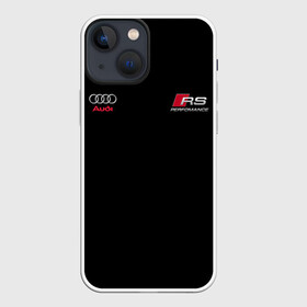 Чехол для iPhone 13 mini с принтом AUDI | АУДИ | QUATTRO (+с) (Z) в Екатеринбурге,  |  | audi | auto | autosport | perfomance | quattro | rs | sport | авто | авто спорт | автомобиль | автомобильные | автоспорт | ауди | бренд | кватро | марка | машины | перфоманс | рс | спорт