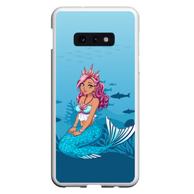 Чехол для Samsung S10E с принтом Mermaid | Русалка | Русалочка в Екатеринбурге, Силикон | Область печати: задняя сторона чехла, без боковых панелей | mermaid | naiad | nymph | rusalka | ведява | водяница | восточнославянская мифология | дух | лесовица | мифология | морская дева | нимфа | русал | русалии | русалка | русалочка | ундина | фараонка