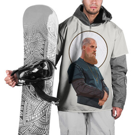 Накидка на куртку 3D с принтом Ragnarr Saint в Екатеринбурге, 100% полиэстер |  | viking | vikings | альфред великий | аслауг | викинг | викинги | конунг | лагерта | один | рагнар лодброк | сериал | сериалы | харальд