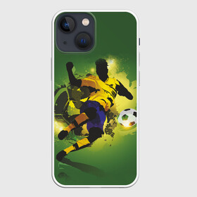 Чехол для iPhone 13 mini с принтом Футбол в Екатеринбурге,  |  | football | игра с мячом | игрок | мяч | спорт | футбол | футболист | чемпионат по футболу