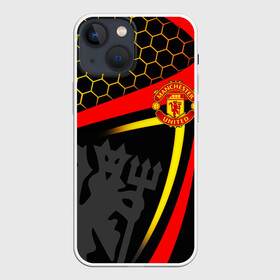 Чехол для iPhone 13 mini с принтом МАНЧЕСТЕР   MANCHESTER   SPORT в Екатеринбурге,  |  | football | manchester united football club | sport | uefa | английская премьер лига | лига финал | манчестер юнайтед | матч. | спорт | уефа | финал | футбол