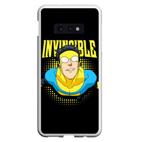 Чехол для Samsung S10E с принтом Invincible в Екатеринбурге, Силикон | Область печати: задняя сторона чехла, без боковых панелей | Тематика изображения на принте: invincible | комикс | марк грейсон | мультсериал | неуязвимый | супергерой