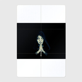 Магнитный плакат 2Х3 с принтом Монашка с крестом в Екатеринбурге, Полимерный материал с магнитным слоем | 6 деталей размером 9*9 см | Тематика изображения на принте: анархия | крест | крест и монашка | крест череп | крестик | манархия | манашка | молитва | молится | монашка | монашка и крест | монашка с крестиком | монашка с крестом | монашки | с крестом | череп