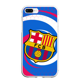 Чехол для iPhone 7Plus/8 Plus матовый с принтом FC BARCELONA ФК БАРСЕЛОНА в Екатеринбурге, Силикон | Область печати: задняя сторона чехла, без боковых панелей | barca | fc barcelona | football | sport | uefa | английская премьер лига. | барса | лига финал | матч | спорт | уефа | финал | фк барселона | футбол