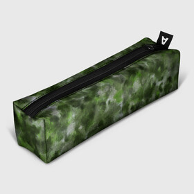 Пенал школьный 3D с принтом Canvas Green Camo в Екатеринбурге, 100% полиэстер | плотная ткань, застежка на молнии | abstraction | camouflage | canvas | green | камуфляж