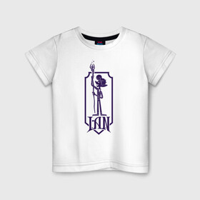 Детская футболка хлопок с принтом Айан в Екатеринбурге, 100% хлопок | круглый вырез горловины, полуприлегающий силуэт, длина до линии бедер | Тематика изображения на принте: disney | ian | ian lightfoot | onward | pixar | vdzabma | айан | айан лайтфут | вперёд | дисней | пиксар