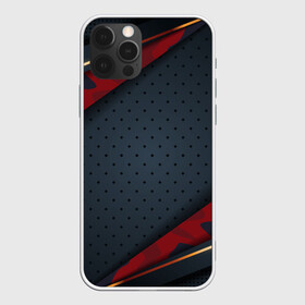 Чехол для iPhone 12 Pro Max с принтом 3D Dark red & black в Екатеринбурге, Силикон |  | 3d | 3д | sport | абстракция | линии | паттерн | соты | спортивный стиль | текстуры