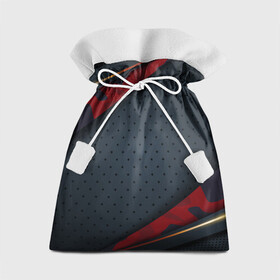 Подарочный 3D мешок с принтом 3D Dark red & black в Екатеринбурге, 100% полиэстер | Размер: 29*39 см | 3d | 3д | sport | абстракция | линии | паттерн | соты | спортивный стиль | текстуры