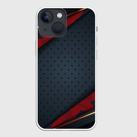 Чехол для iPhone 13 mini с принтом 3D Dark red  black в Екатеринбурге,  |  | 3d | 3д | sport | абстракция | линии | паттерн | соты | спортивный стиль | текстуры