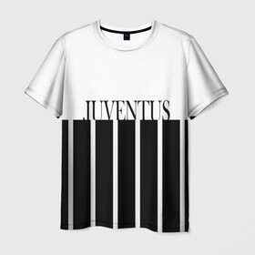 Мужская футболка 3D с принтом Juventus | Tee Black and White (2021/22) в Екатеринбурге, 100% полиэфир | прямой крой, круглый вырез горловины, длина до линии бедер | 0x000000123 | juve | juventus | ronaldo | криштьяно | роналдо | юве | ювентус