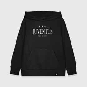 Детская толстовка хлопок с принтом Juventus | Tee est.1897 (2021/ в Екатеринбурге, 100% хлопок | Круглый горловой вырез, эластичные манжеты, пояс, капюшен | 0x000000123 | juve | juventus | ronaldo | криштьяно | роналдо | юве | ювентус