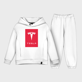 Детский костюм хлопок Oversize с принтом TESLA MOTORS | ТЕСЛА в Екатеринбурге,  |  | brand | car | elon mask | s3xy | tesla | авто | бренд | илон | илон маск | маск | машина | тесла | электрокар