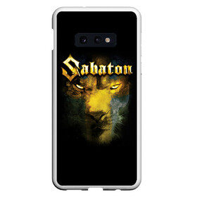 Чехол для Samsung S10E с принтом Sabaton в Екатеринбурге, Силикон | Область печати: задняя сторона чехла, без боковых панелей | battle | broden | defence of moscow | heavy | joakim | metall | power | primo victoria | rock | sabaton | sweden | tommy johansson | сабатон