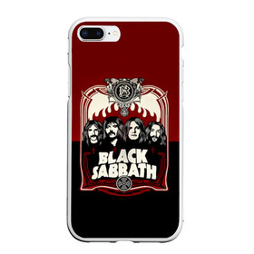 Чехол для iPhone 7Plus/8 Plus матовый с принтом Black Sabbath в Екатеринбурге, Силикон | Область печати: задняя сторона чехла, без боковых панелей | bill ward | black sabbath | geezer butler | hard rock | heavy metall | ozzy osbourne | tony iommi | англия | блэк | рок | саббат