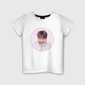 Детская футболка хлопок с принтом Sweet Namjoon в Екатеринбурге, 100% хлопок | круглый вырез горловины, полуприлегающий силуэт, длина до линии бедер | bts | pop | битиэс | бтс | ви | джей хоуп | джонгук | корейцы | музыка | поп | попса | рм | чимин | чин сюги
