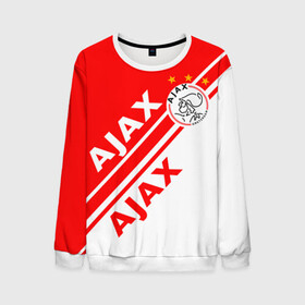 Мужской свитшот 3D с принтом FC AJAX AMSTERDAM / ФК АЯКС в Екатеринбурге, 100% полиэстер с мягким внутренним слоем | круглый вырез горловины, мягкая резинка на манжетах и поясе, свободная посадка по фигуре | ajax amsterdam | fifa | football | football club. | sport | uefa | английская премьер лига | аякс амстердам | лига финал | матч | спорт | уефа | финал | фифа | футбол | футбольный клуб