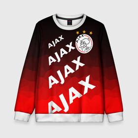 Детский свитшот 3D с принтом FC AJAX AMSTERDAM / ФК АЯКС в Екатеринбурге, 100% полиэстер | свободная посадка, прямой крой, мягкая тканевая резинка на рукавах и понизу свитшота | ajax amsterdam | fifa | football | football club. | sport | uefa | английская премьер лига | аякс амстердам | лига финал | матч | спорт | уефа | финал | фифа | футбол | футбольный клуб