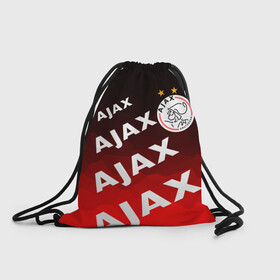 Рюкзак-мешок 3D с принтом FC AJAX AMSTERDAM / ФК АЯКС в Екатеринбурге, 100% полиэстер | плотность ткани — 200 г/м2, размер — 35 х 45 см; лямки — толстые шнурки, застежка на шнуровке, без карманов и подкладки | ajax amsterdam | fifa | football | football club. | sport | uefa | английская премьер лига | аякс амстердам | лига финал | матч | спорт | уефа | финал | фифа | футбол | футбольный клуб