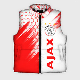 Мужской жилет утепленный 3D с принтом FC AJAX AMSTERDAM  ФК АЯКС в Екатеринбурге,  |  | ajax amsterdam | fifa | football | football club. | sport | uefa | английская премьер лига | аякс амстердам | лига финал | матч | спорт | уефа | финал | фифа | футбол | футбольный клуб