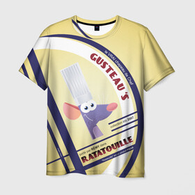 Мужская футболка 3D с принтом Рататуй в Екатеринбурге, 100% полиэфир | прямой крой, круглый вырез горловины, длина до линии бедер | ratatouille | vdgerir | рататуй | реми | ремми | рэмми