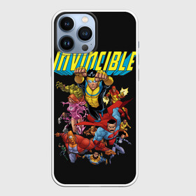 Чехол для iPhone 13 Pro Max с принтом Неуязвимый | Invincible в Екатеринбурге,  |  | allen | atom | debbie | eve | girl | grayson | immortal | invincible | man | mark | monster | nolan | omni | атом | атомная | вильтрум | вильтрумит | воительница | грейсон | дебби | ева | костюм | марк | монстр | мэн | неуязвимый |