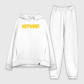 Женский костюм хлопок Oversize с принтом Neymar Jr logo в Екатеринбурге,  |  | brazil | champions | fifa | junior | neymar | neymar jr | paris saint germain | psg | uefa | бразилия | джуниор | младший | наймар | неймар | пари сен жермен | петух | псж | сборная бразилии | уефа | фифа | футбик | футбол 