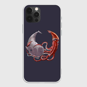 Чехол для iPhone 12 Pro Max с принтом Naval Confrontation в Екатеринбурге, Силикон |  | animal | battle | bottom | confrontation | depth | fin | kraken | mammal | ocean | octopus | sea | tentacles | water | whale | бой | вода | глубина | дно | животное | кит | кракен | млекопитающее | море | океан | осьминог | плавник | противостояние | щупа