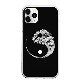 Чехол для iPhone 11 Pro Max матовый с принтом Yin and Yang. Bonsai Tree в Екатеринбурге, Силикон |  | black | bonsai | buddhism | dualism | esotericism | evil | good | japan | negative | philosophy | positive | tree | white | yang | yin | zen | белое | бонсай | буддизм | дерево | дзен | добро | древо | дуализм | зло | инь | негатив | позитив | философия |