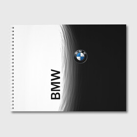 Альбом для рисования с принтом Black and White BMW в Екатеринбурге, 100% бумага
 | матовая бумага, плотность 200 мг. | auto | black | bmw | buddhism | car | cars | club | drift | dualism | germany | power | road | strength | tuning | white | yang | yin | авто | автомобиль | автопром | белое | бмв | буддизм | германия | гонки | дорога | дуализм | инь | лого | машина | мощь