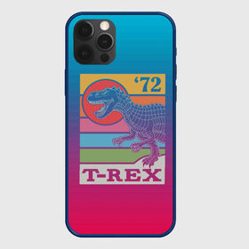 Чехол для iPhone 12 Pro с принтом T-rex Dino 72 в Екатеринбурге, силикон | область печати: задняя сторона чехла, без боковых панелей | dino | rex | roar | t rex | дино | динозавр | динозавры